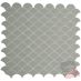 FREE SHIPPING - Gray Scallop Fish Scale Porcelain Mosaic