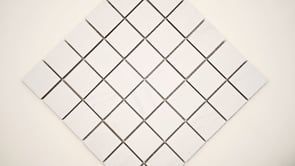 Durban White 2x2 Matte Porcelain Mosaic Tile