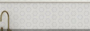 FREE SHIPPING - Belfort Country Geometro Recylcled Glass Mosaic Tile