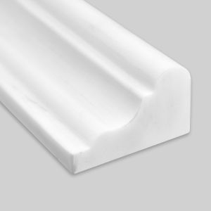 FREE SHIPPING - Bianco Dolomite Chair Rail Honed