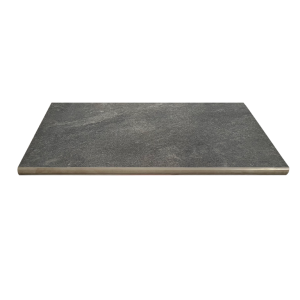 FREE SHIPPING - Vulkon Nero "WAVE" Porcelain 12X24 2cm Bullnose Pool Coping