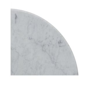 FREE SHIPPING - Double Sided Polished Marble 9" Corner Shelf - Carrara White