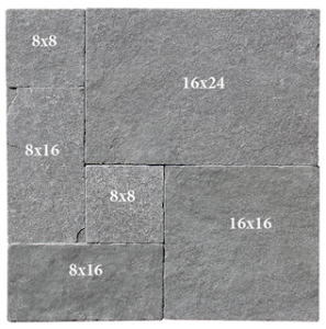 Indian Bluestone French Pattern Tiles