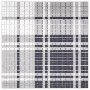 FREE SHIPPING - Highland BRISTOL Geometro Recylcled Glass Mosaic Tile