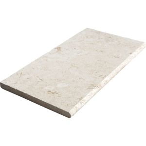 FREE SHIPPING - Mayra White 12x24 3CM Limestone Pool Coping