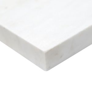 Afyon White 12X24 5CM (2" Thick) Sandblasted Marble Pool Coping