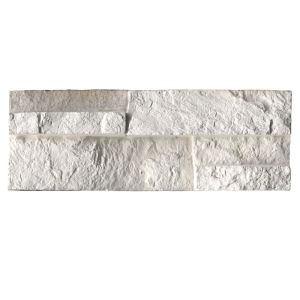 TERRADO Danbury White Concrete Ledger Stone