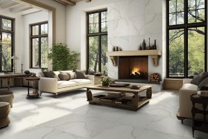 Brighton Gold 24x48 Polished Porcelain Tile - Large Size