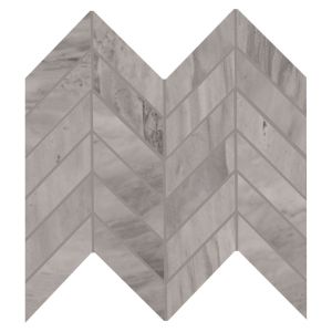 Eden Bardiglio 12x15 Chevron Mosaic