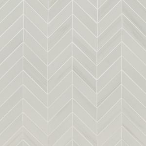 FREE SHIPPING - Eden Dolomite 12x15 Chevron Mosaic