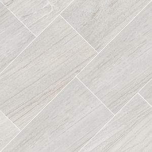 LAPATO 3D - Malhari White 12x24 Semi Polished Porcelain Tile