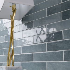 Renzo Denim 3x12 Glossy Handcrafted Subway Tile