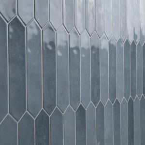 Renzo Denim Glossy Pickett Tile