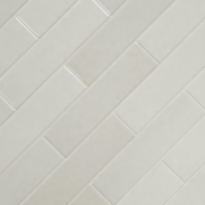 Renzo Dove 3x12 Glossy Bullnose Handcrafted Subway Tile