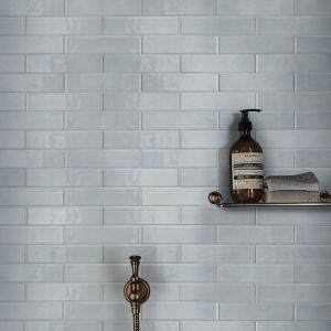 FREE SHIPPING - Renzo Sky 3x12 Glossy Handcrafted Subway Tile