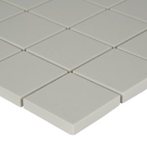 FREE SHIPPING - Domino White 2x2 Porcelain Tile - Matte