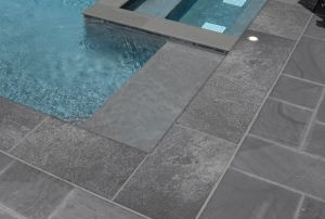 Arterra Quarzo Gray 13x24 Porcelain 2cm Pool Coping