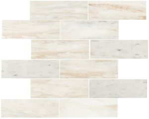 Angora Marble 2x6 Polished Subway