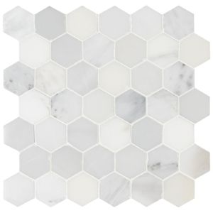 Arabescato Carrara Hexagon 12X12 Honed