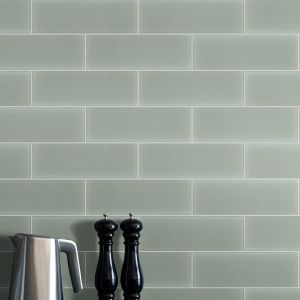 Prudent Spring 4x12 Glass Subway Tile