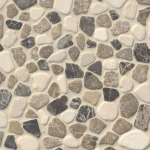 Travertine Blend Pebbles Tumbled Pattern 10mm