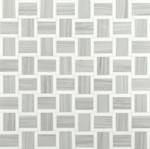 Peoria Pattern 12x12 Polished Marble Mosaic