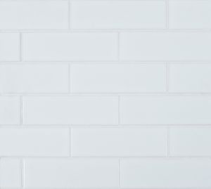 FREE SHIPPING - Retro Brick Bianco 2X6 Mosaic