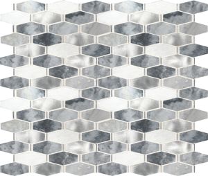 Ankara Metallic Blend Backplash Wall Tile