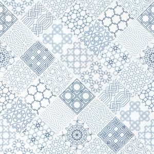 Zouli Stak Geometric Honed Marble Mosaic Tile