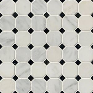 Arabescato Carrara Octagon 2" Polished