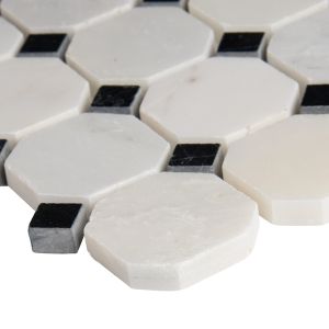 Arabescato Carrara Octagon 2" Polished