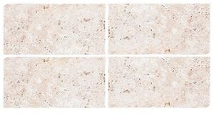 FREE SHIPPING - Tuscany Ivory 3X6 Tumbled Subway