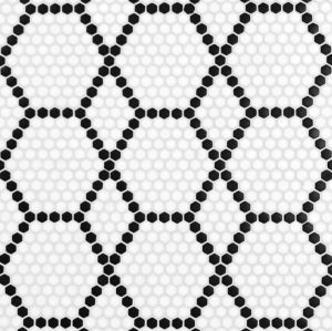 FREE SHIPPING - Tulle Classic Geometro Recylcled Glass Mosaic Tile