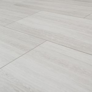 Trecento White Ocean 12x24 Stone Look LVT (5MM-12MIL)