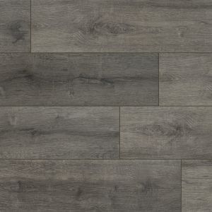 Heritage Squares Steel - Silver Grey Coloured LVT