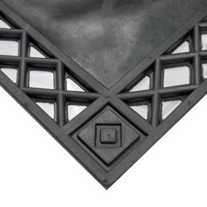 FREE SHIPPING - Black Diamond Tray Rubber Mat 24x36